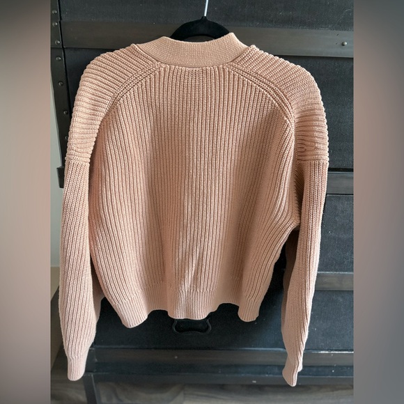 Everlane Organic Cotton Cardigan - Blush Pink - Picture 4 of 5